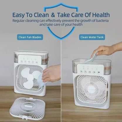 3-IN-1 HUMIDIFIER COOLING FAN