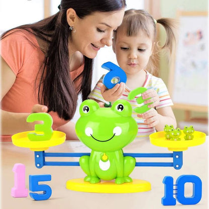Frog Balance Math Counting Toy – Educational Number Learning & Counting Game for Kids