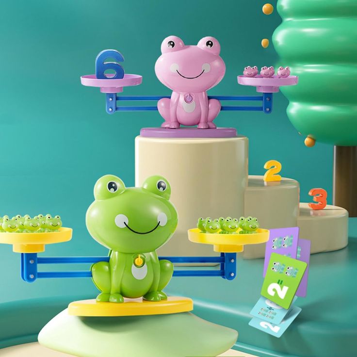 Frog Balance Math Counting Toy – Educational Number Learning & Counting Game for Kids
