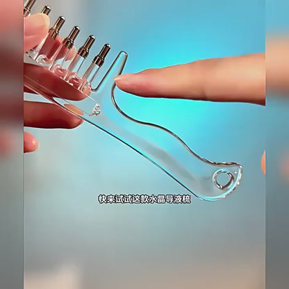 Scalp Massage & Relaxing Comb with Rolling Balls – Gentle Head Massager Comb for Scalp Massage, Hair Care & Relaxation (Random Color)